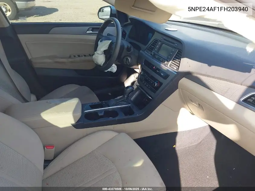 5NPE24AF1FH203940 2015 Hyundai Sonata Se