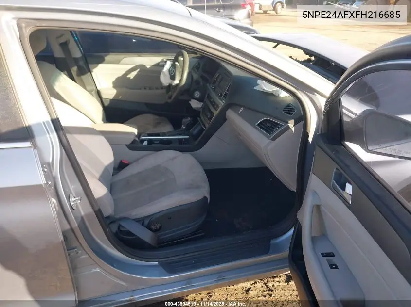5NPE24AFXFH216685 2015 Hyundai Sonata Se