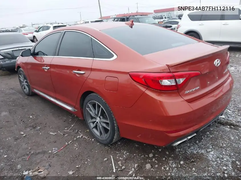 5NPE34AB7FH112116 2015 Hyundai Sonata Sport 2.0T