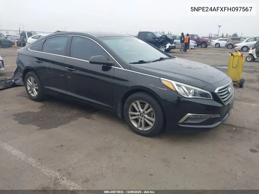 5NPE24AFXFH097567 2015 Hyundai Sonata Se