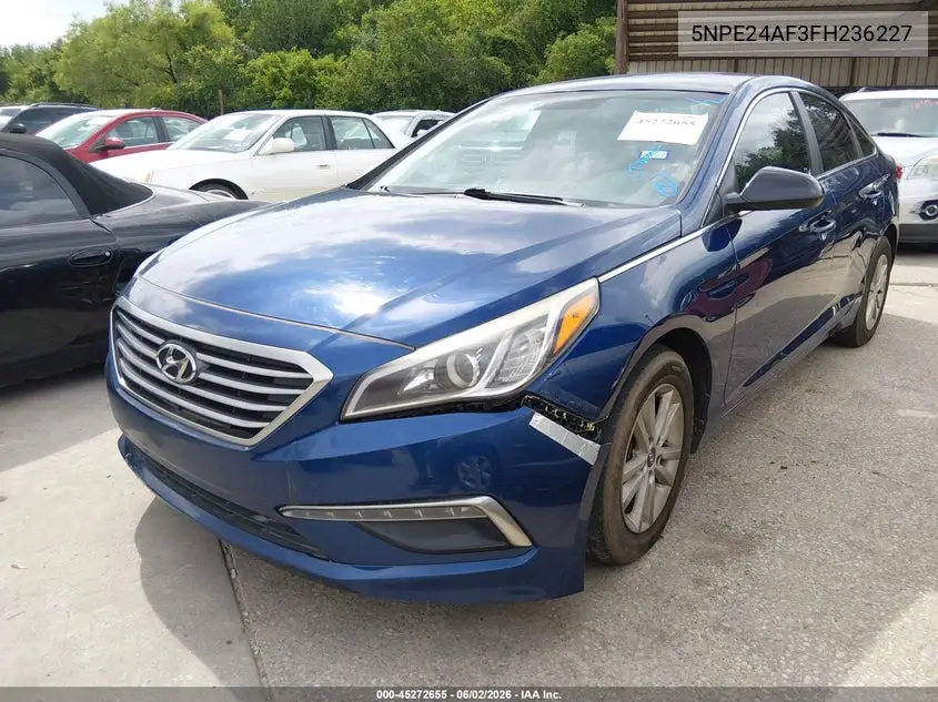 5NPE24AF3FH236227 2015 Hyundai Sonata Se