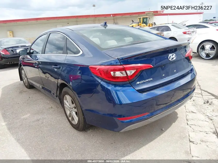 5NPE24AF3FH236227 2015 Hyundai Sonata Se