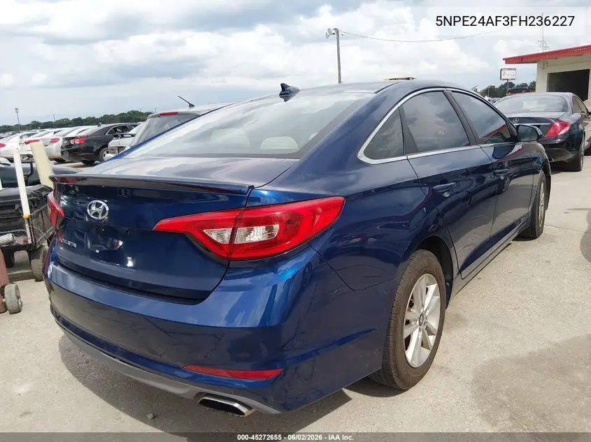5NPE24AF3FH236227 2015 Hyundai Sonata Se