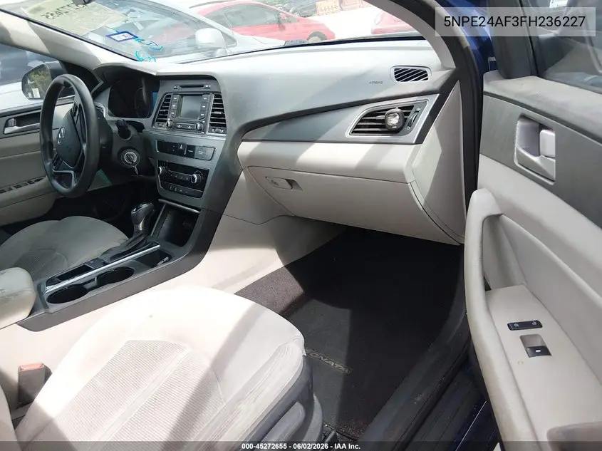 5NPE24AF3FH236227 2015 Hyundai Sonata Se