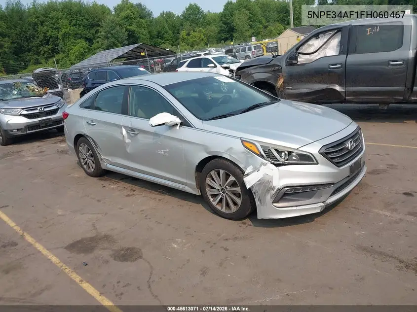 2015 Hyundai Sonata Sport VIN: 5NPE34AF1FH060467 Lot: 45613071