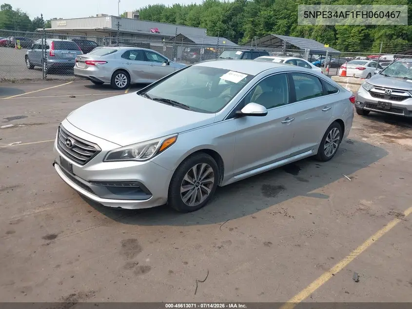 2015 Hyundai Sonata Sport VIN: 5NPE34AF1FH060467 Lot: 45613071
