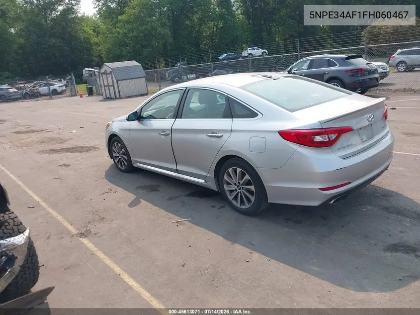 2015 Hyundai Sonata Sport VIN: 5NPE34AF1FH060467 Lot: 45613071