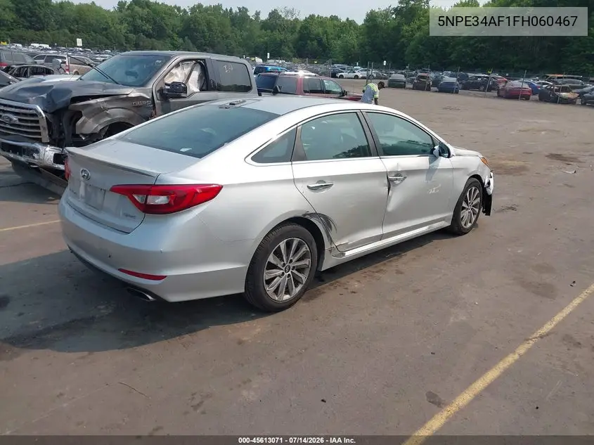 2015 Hyundai Sonata Sport VIN: 5NPE34AF1FH060467 Lot: 45613071