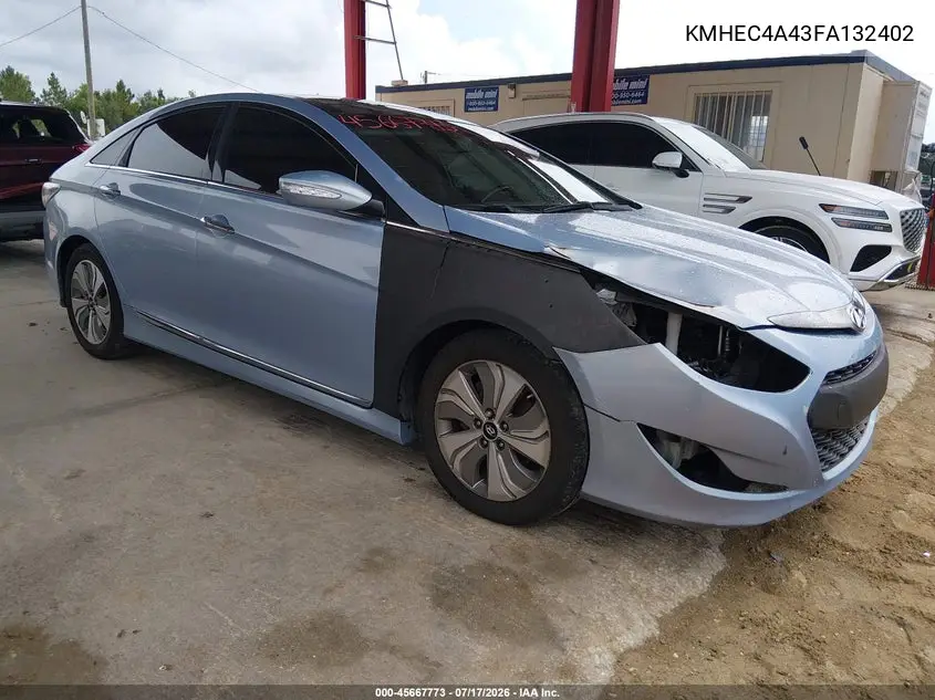 2015 Hyundai Sonata Hybrid Limited VIN: KMHEC4A43FA132402 Lot: 45667773