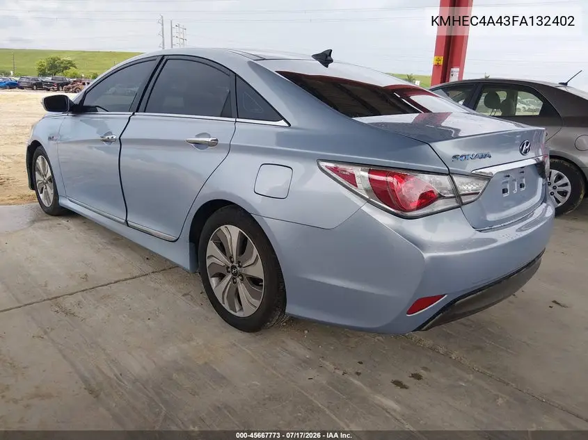 2015 Hyundai Sonata Hybrid Limited VIN: KMHEC4A43FA132402 Lot: 45667773