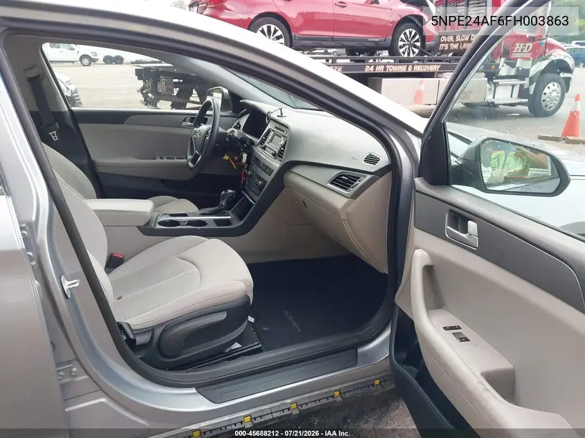 2015 Hyundai Sonata Se VIN: 5NPE24AF6FH003863 Lot: 45688212