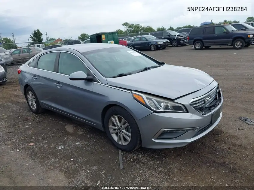 2015 Hyundai Sonata Se VIN: 5NPE24AF3FH238284 Lot: 45691607