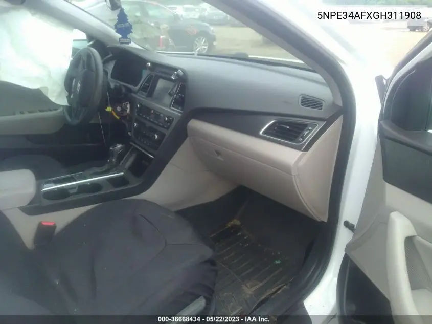 5NPE34AFXGH311908 2016 Hyundai Sonata Sport