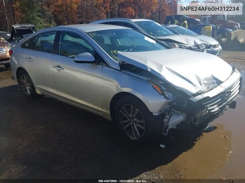 5NPE24AF6GH312234 2016 Hyundai Sonata Se