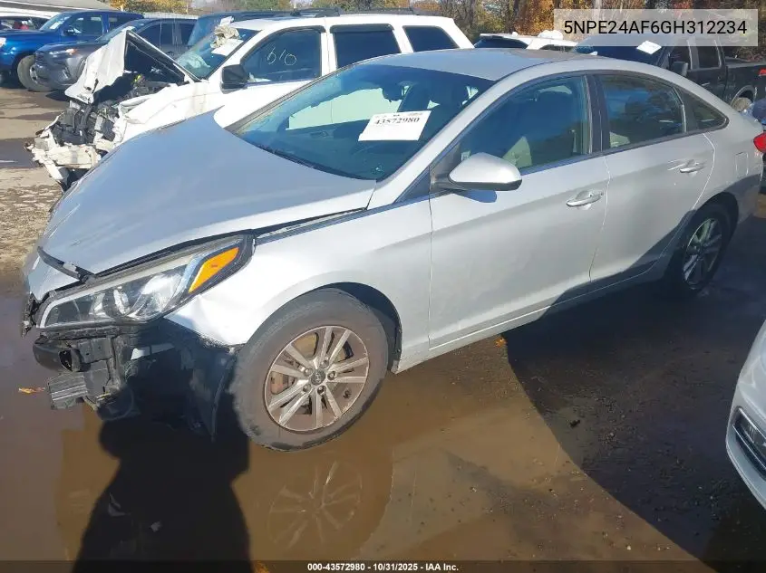 5NPE24AF6GH312234 2016 Hyundai Sonata Se