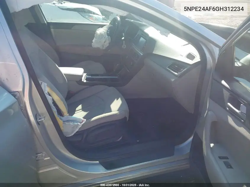 5NPE24AF6GH312234 2016 Hyundai Sonata Se