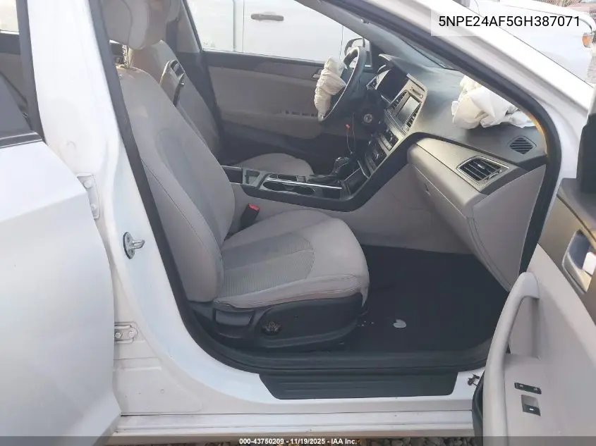 5NPE24AF5GH387071 2016 Hyundai Sonata Se