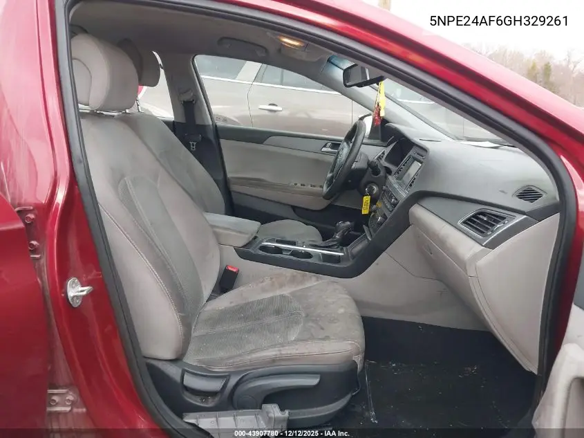 5NPE24AF6GH329261 2016 Hyundai Sonata Se
