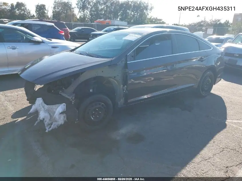 5NPE24AFXGH435311 2016 Hyundai Sonata Se