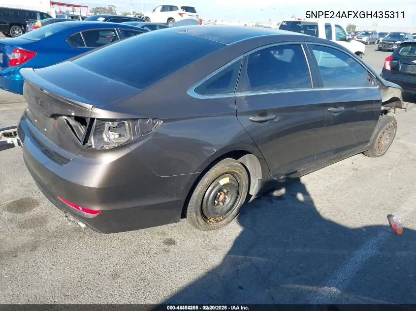 5NPE24AFXGH435311 2016 Hyundai Sonata Se