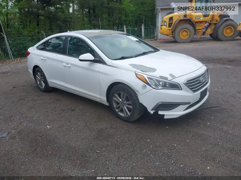 5NPE24AF8GH337992 2016 Hyundai Sonata Se
