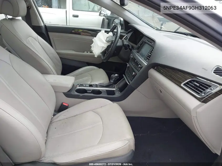 2016 Hyundai Sonata Limited VIN: 5NPE34AF9GH312063 Lot: 45680272