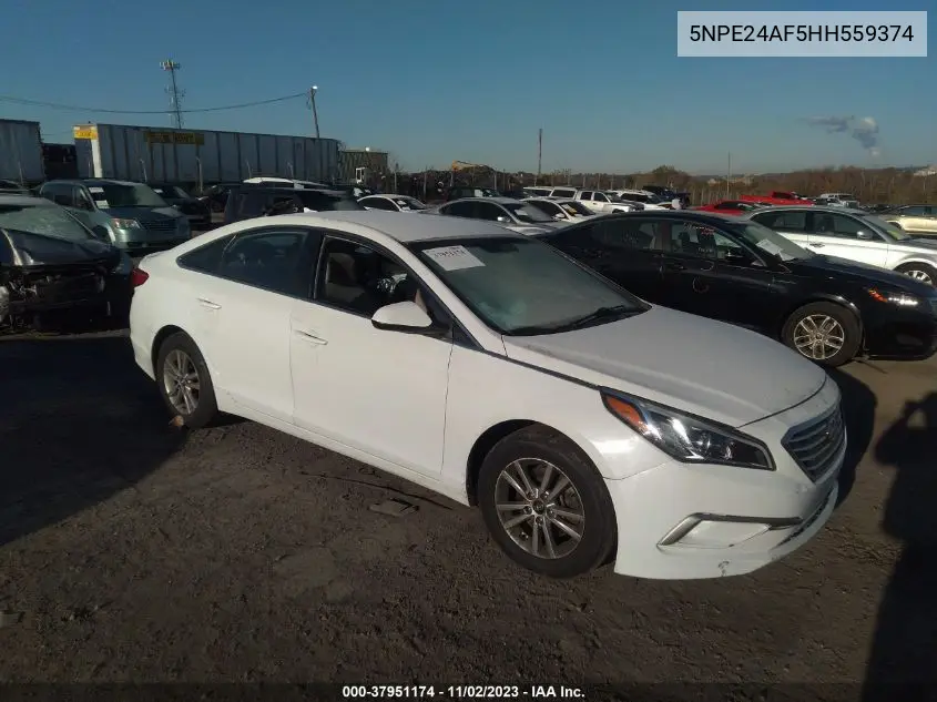 5NPE24AF5HH559374 2017 Hyundai Sonata