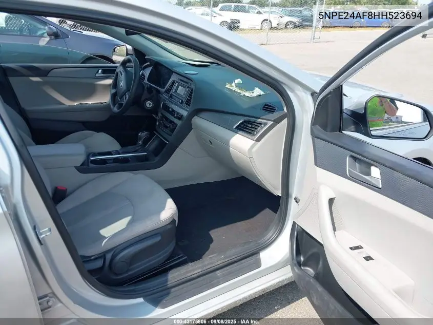 5NPE24AF8HH523694 2017 Hyundai Sonata