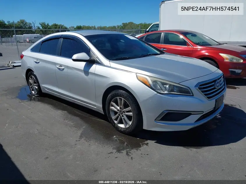 5NPE24AF7HH574541 2017 Hyundai Sonata