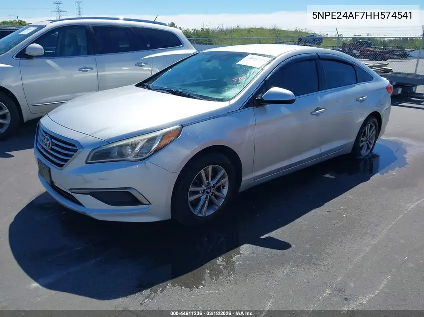 5NPE24AF7HH574541 2017 Hyundai Sonata