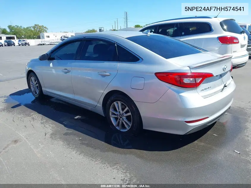 5NPE24AF7HH574541 2017 Hyundai Sonata