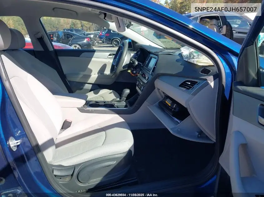 5NPE24AF0JH657007 2018 Hyundai Sonata Se