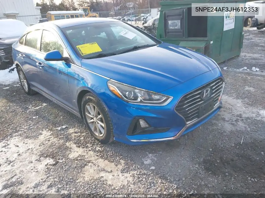 5NPE24AF3JH612353 2018 Hyundai Sonata Se