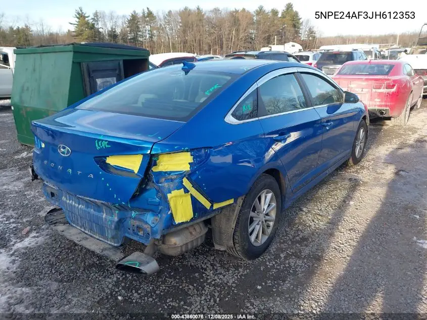 5NPE24AF3JH612353 2018 Hyundai Sonata Se