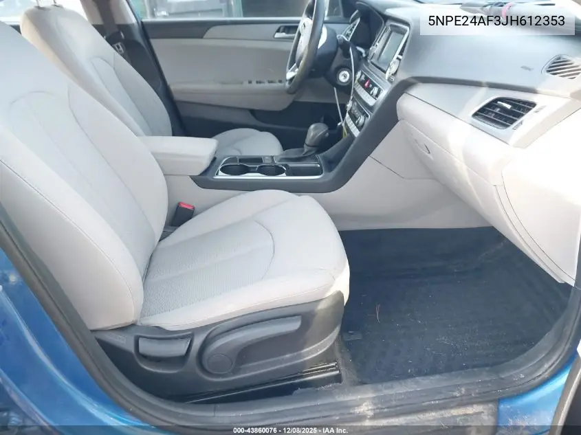 5NPE24AF3JH612353 2018 Hyundai Sonata Se