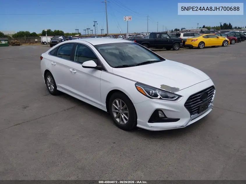 2018 Hyundai Sonata Eco VIN: 5NPE24AA8JH700688 Lot: 45504072