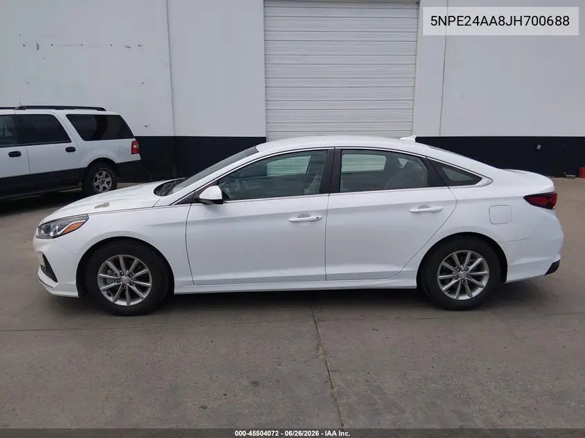 2018 Hyundai Sonata Eco VIN: 5NPE24AA8JH700688 Lot: 45504072