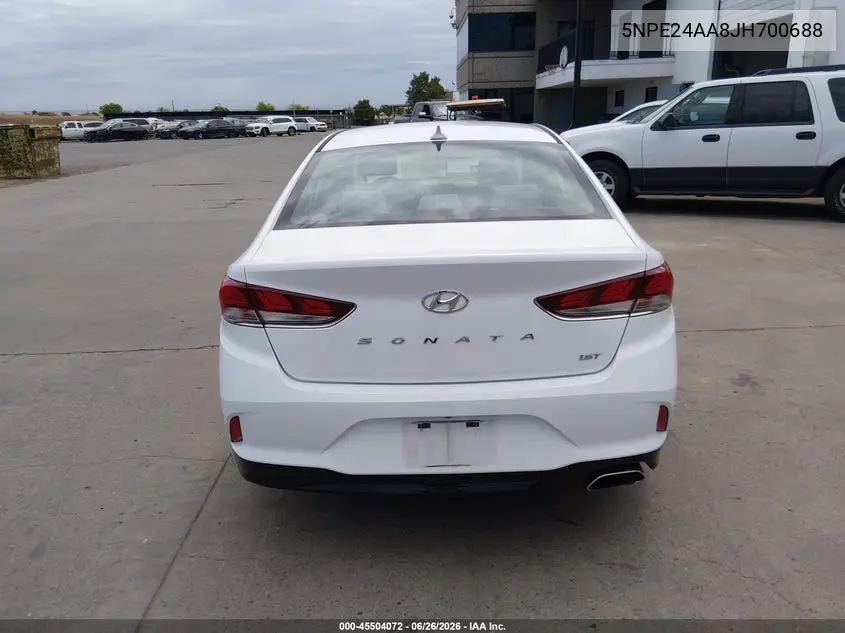 2018 Hyundai Sonata Eco VIN: 5NPE24AA8JH700688 Lot: 45504072