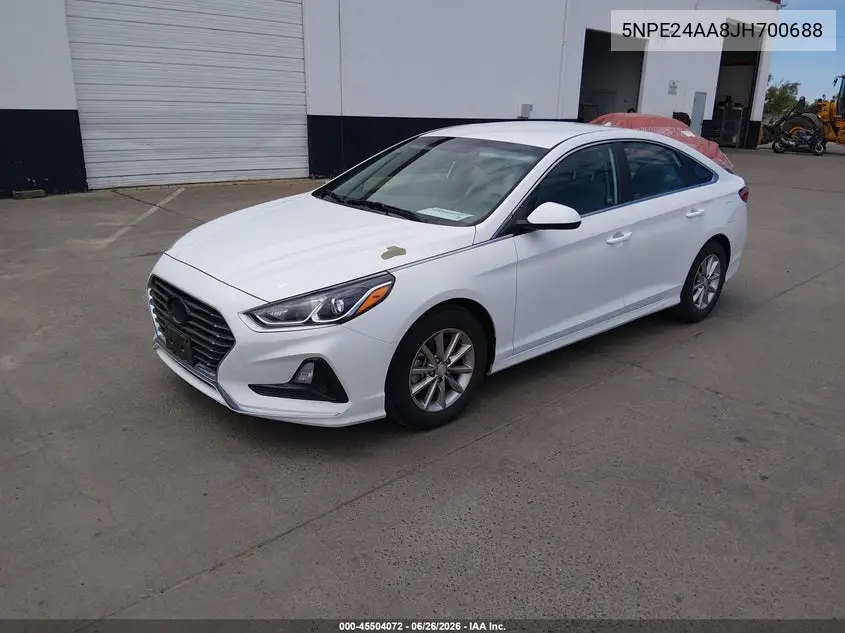 2018 Hyundai Sonata Eco VIN: 5NPE24AA8JH700688 Lot: 45504072