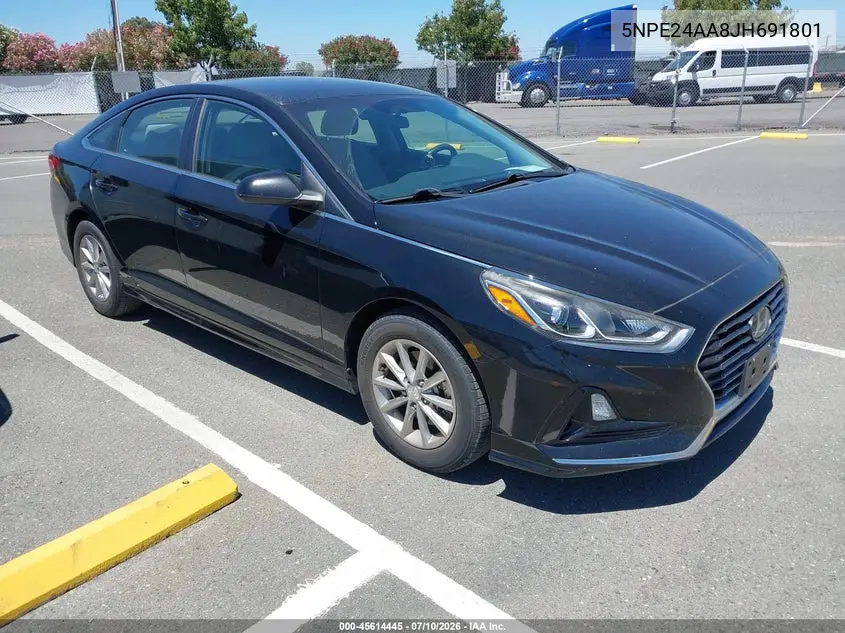 2018 Hyundai Sonata Eco VIN: 5NPE24AA8JH691801 Lot: 45614445