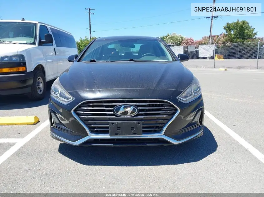 2018 Hyundai Sonata Eco VIN: 5NPE24AA8JH691801 Lot: 45614445
