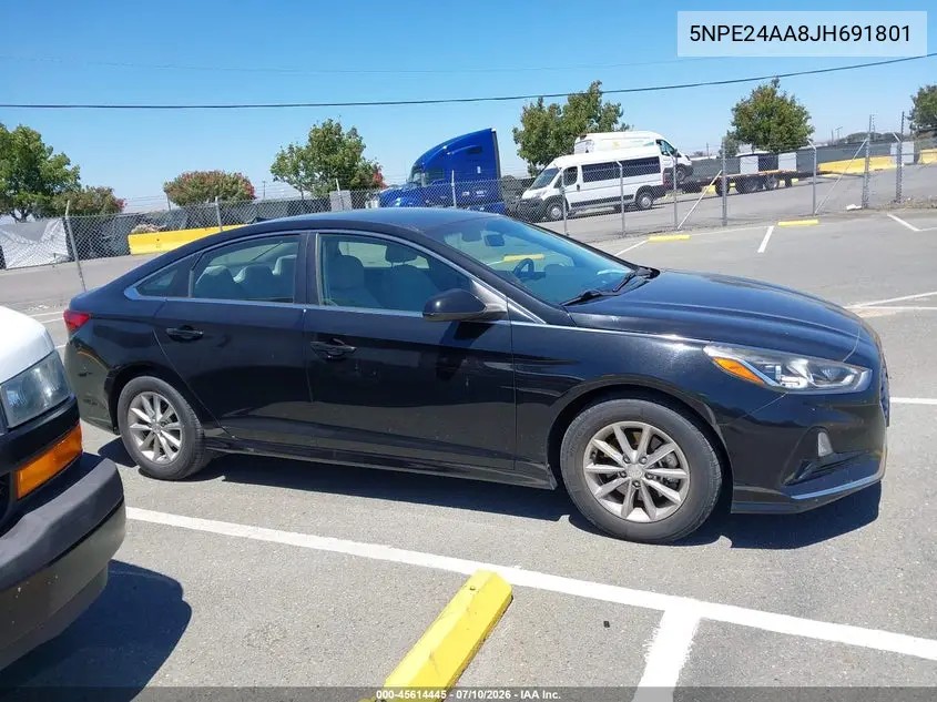 2018 Hyundai Sonata Eco VIN: 5NPE24AA8JH691801 Lot: 45614445