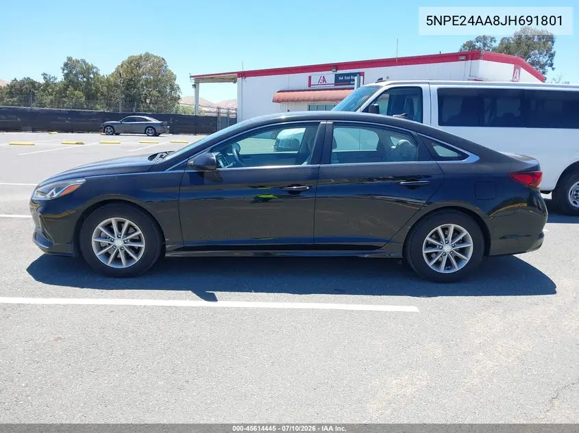 2018 Hyundai Sonata Eco VIN: 5NPE24AA8JH691801 Lot: 45614445