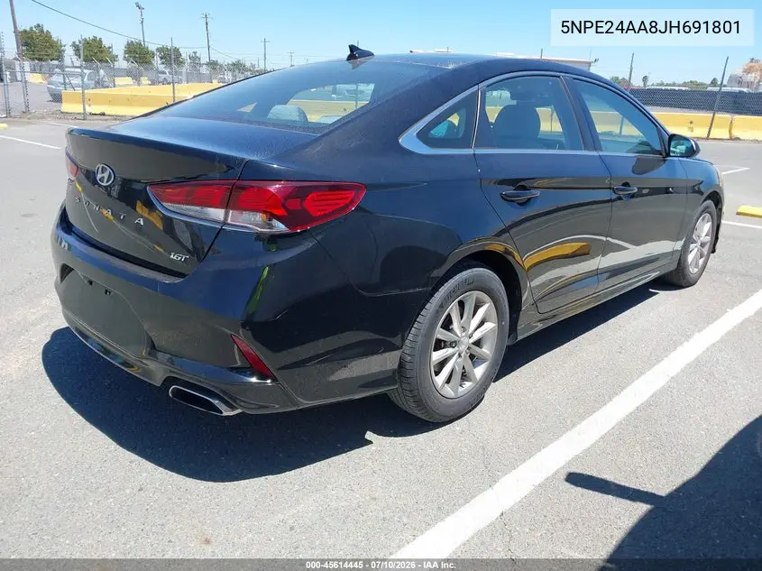 2018 Hyundai Sonata Eco VIN: 5NPE24AA8JH691801 Lot: 45614445