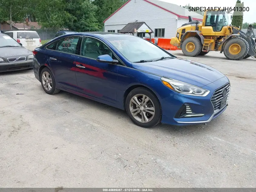 2018 Hyundai Sonata Limited VIN: 5NPE34AFXJH641300 Lot: 45695387