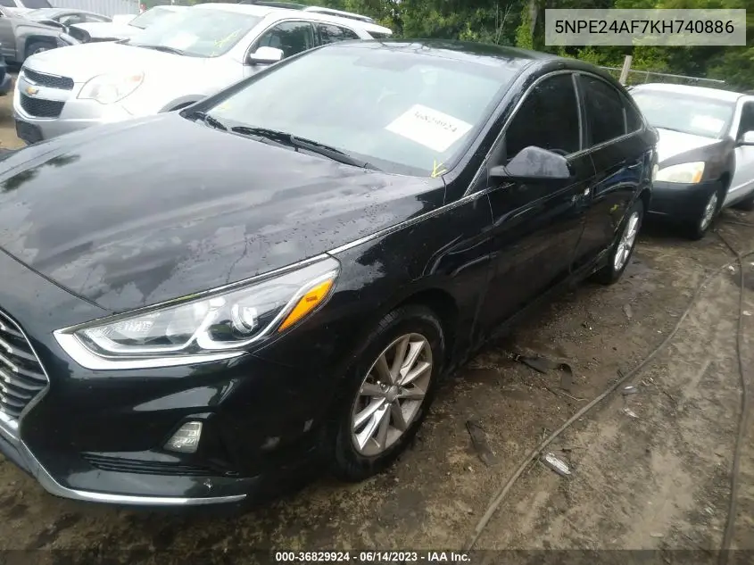5NPE24AF7KH740886 2019 Hyundai Sonata Se