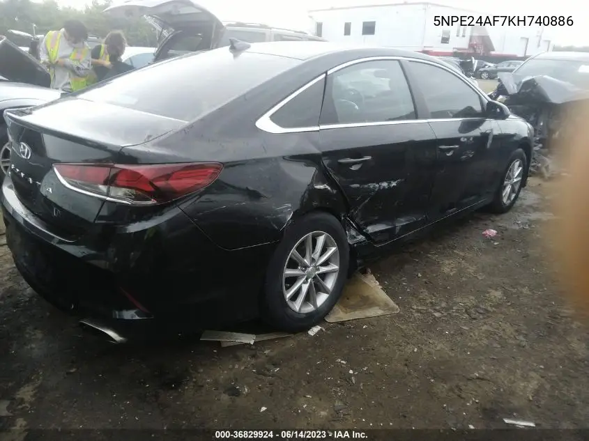 5NPE24AF7KH740886 2019 Hyundai Sonata Se