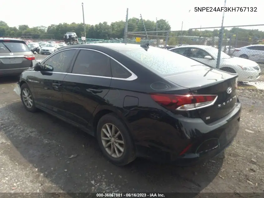5NPE24AF3KH767132 2019 Hyundai Sonata Se