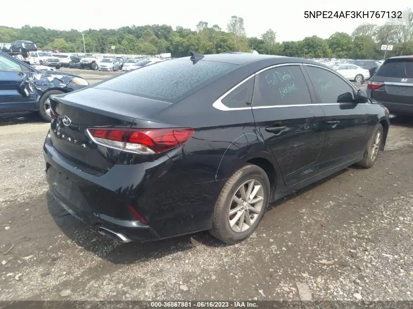 5NPE24AF3KH767132 2019 Hyundai Sonata Se