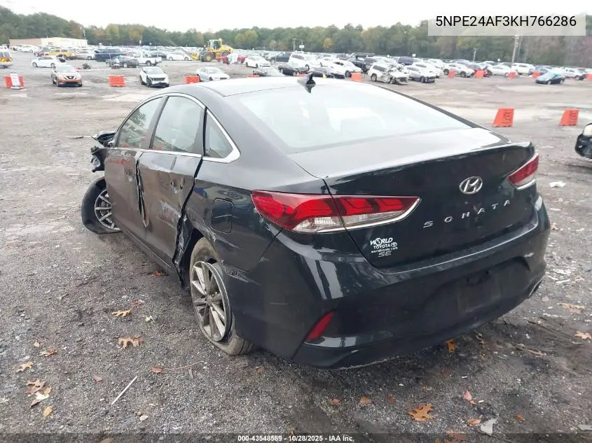 5NPE24AF3KH766286 2019 Hyundai Sonata Se